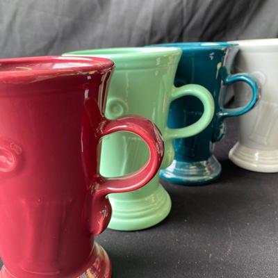 Fiestaware Cappuccino Mugs (8)-Lot 739
