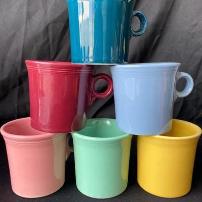 Fiesta Coffee Mugs (6)-Lot 745