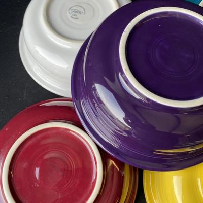 Fiestaware Extra Large Bowls (5)-Lot 759
