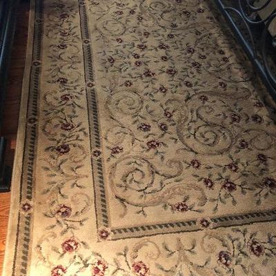 Rug with roses