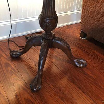 Scalloped edged table