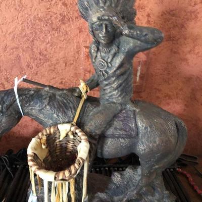 Indian on pony