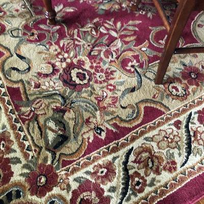 Vibrant colored rug