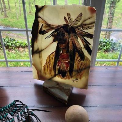 Pictures on stone