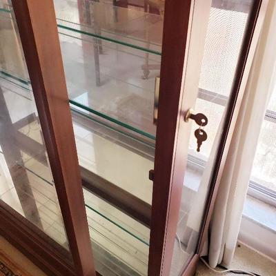 2 Way Wood Sliding Door China Cabinet