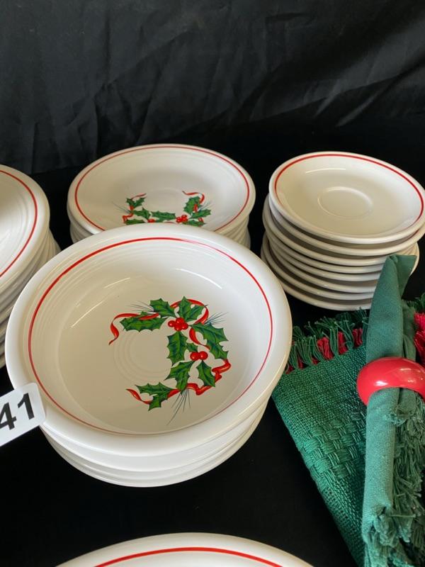 Fiestaware christmas plates hotsell