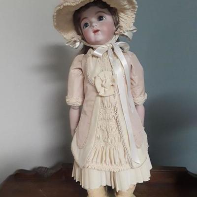 Large Victorian Porcelain Doll