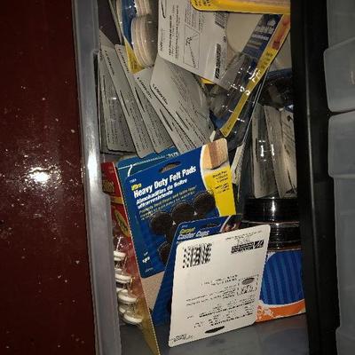 storage containers and contents