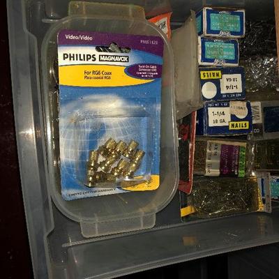 storage containers and contents