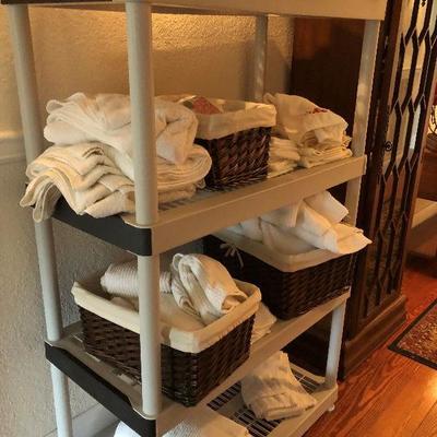 White towels