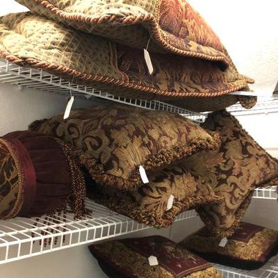 throw pillows