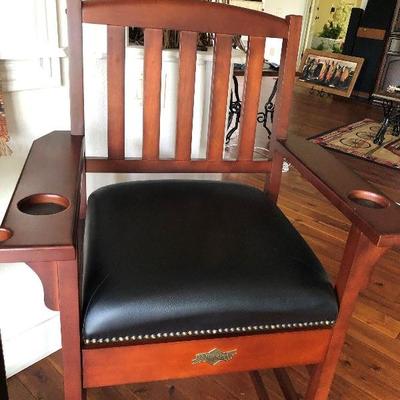 Pool room chair