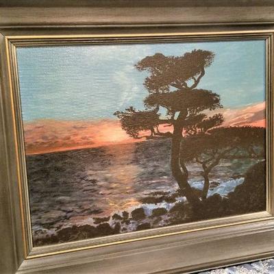 Lot #11   Original Oil Painting in Frame - 