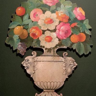 Lot #12  Great Art Piece - Flower Basket