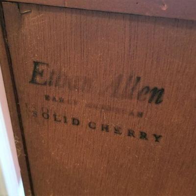 Lot #27 Ethan Allen Side Cabinet w/shelf