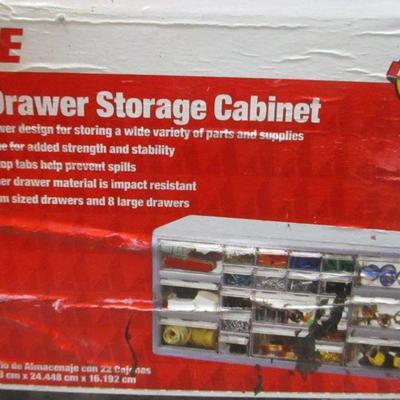 Lot 17 - 22 Drawer Storage Cabinet