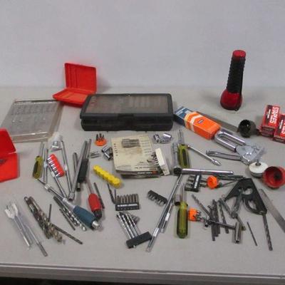 Lot 18 - Box Lot Of Misc Tools