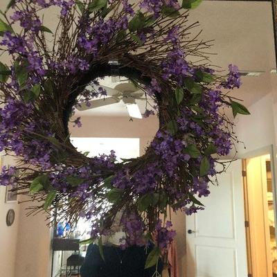 Lilac wreath