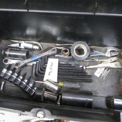 Lot 54 - Stanley Tool Box W/ Tools