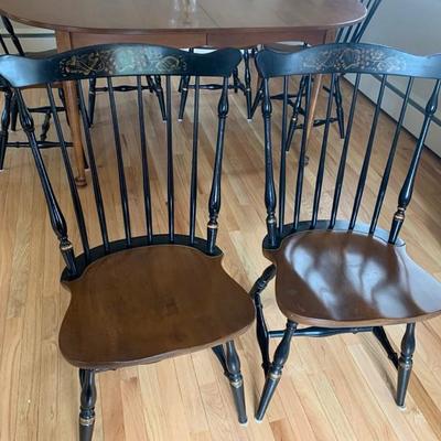 Set of 6 Hitchcock chairs