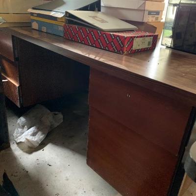 Solid wood office desk 