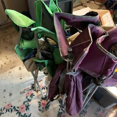 Collapsible chairs lot 