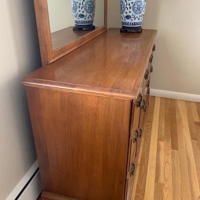 Vintage maple 10 drawer chest
