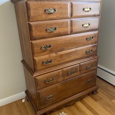 Maple tall chest