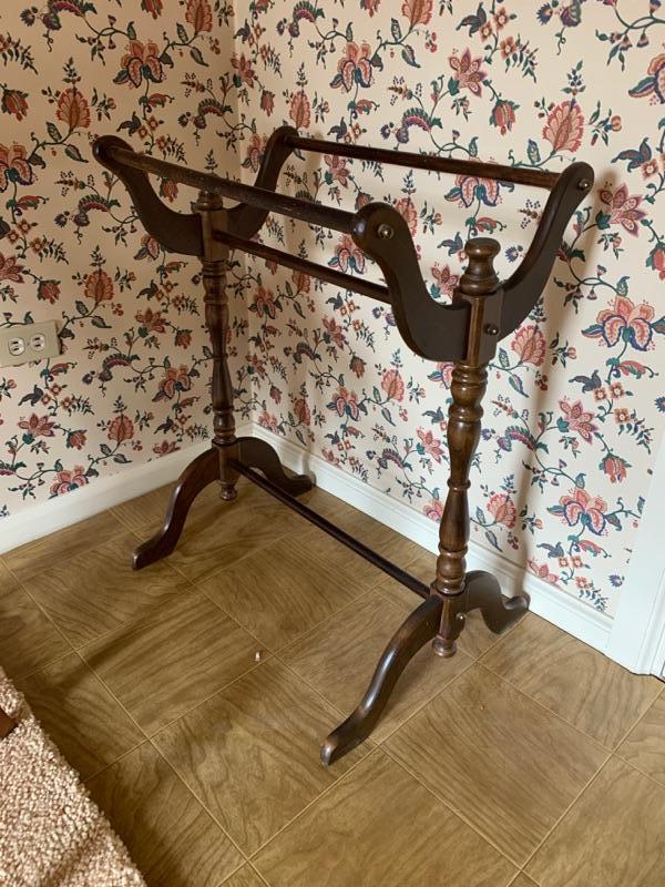 Vintage quilt rack