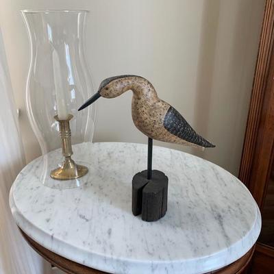 Wooden carved bird
