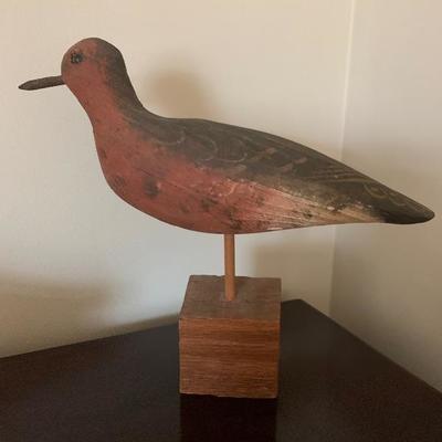 Wooden  bird WEK, William E Kirkpatrick 