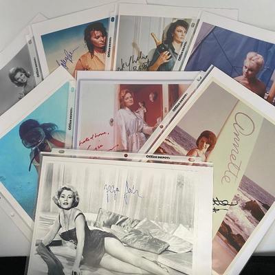 Lot 2 - Signed 60s: Sophia Loren, Zsa Zsa Gabor & More