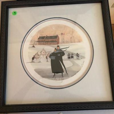 P. Buckley Moss Original Print "Love & Joy"
