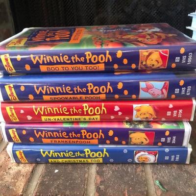 Disney Winnie the Pooh VHS Tapes