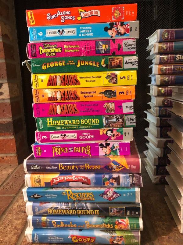 Disney VHS Tapes Lot 4