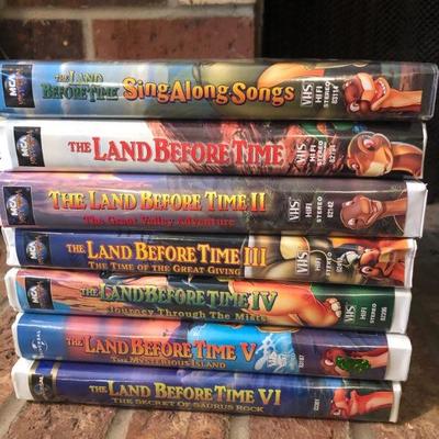 Disney Land Before Time VHS Tapes