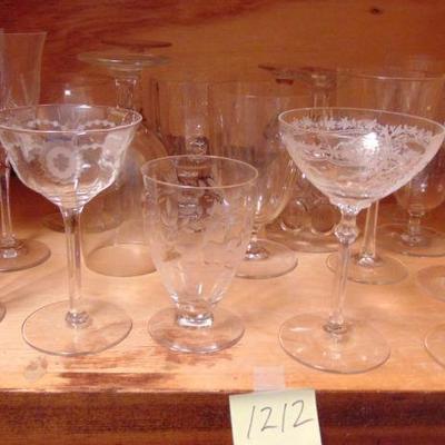 1211, 1212, 1221, 1227  Glassware