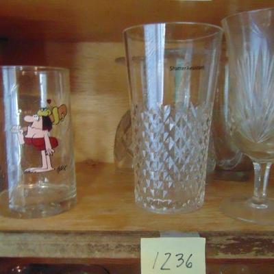 1234, 1235, 1236, 1237  Glassware