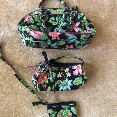 Vera Bradley - 2 small purses and coin wallet