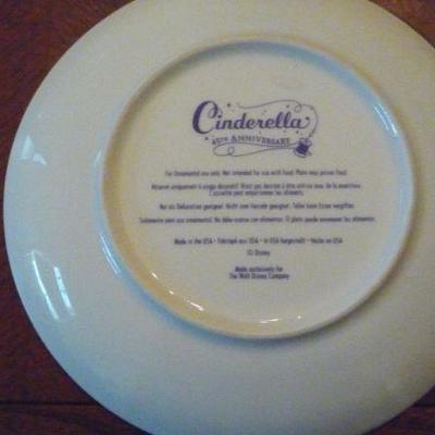 Cinderella 45th Anniversary Plate