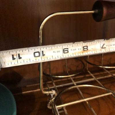 Mid century glass holder 