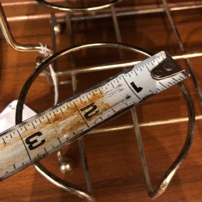 Mid century glass holder 