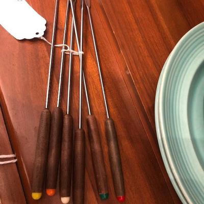 MCM fondue forks 