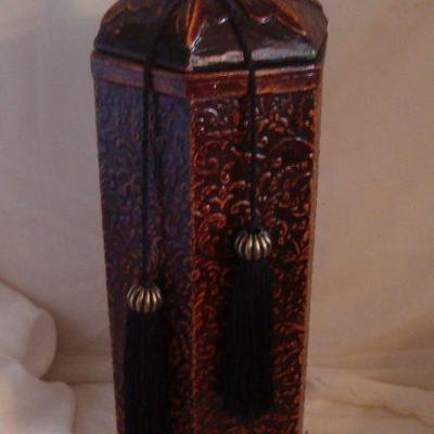 Decorative Wine/Bottle Box with Tassels