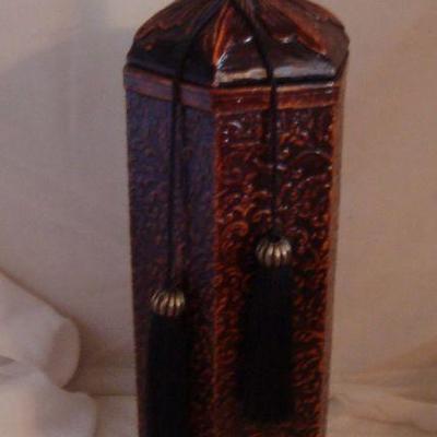 Decorative Wine/Bottle Box with Tassels
