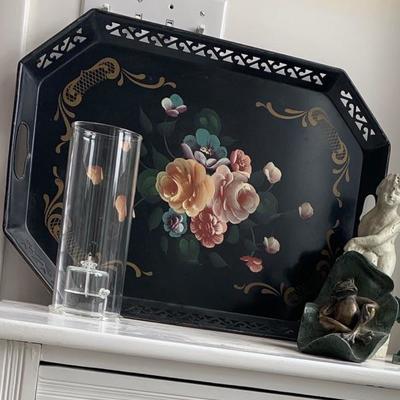 Vintage tole tray