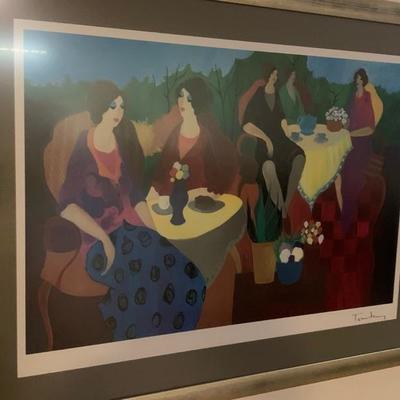 Large signed print