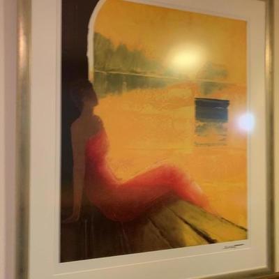 Large signed print