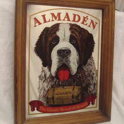 Original Almaden Brandy Mirror