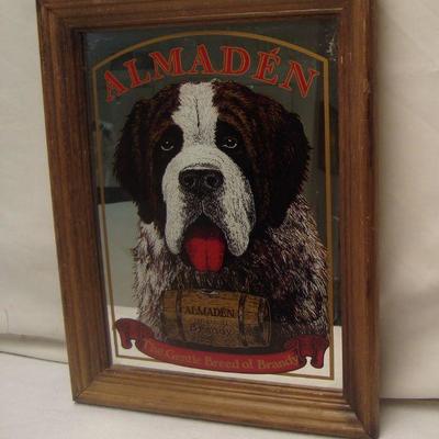 Original Almaden Brandy Mirror